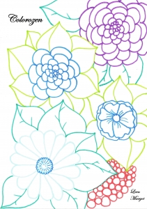 Coloring page adults colorzen leen margot3