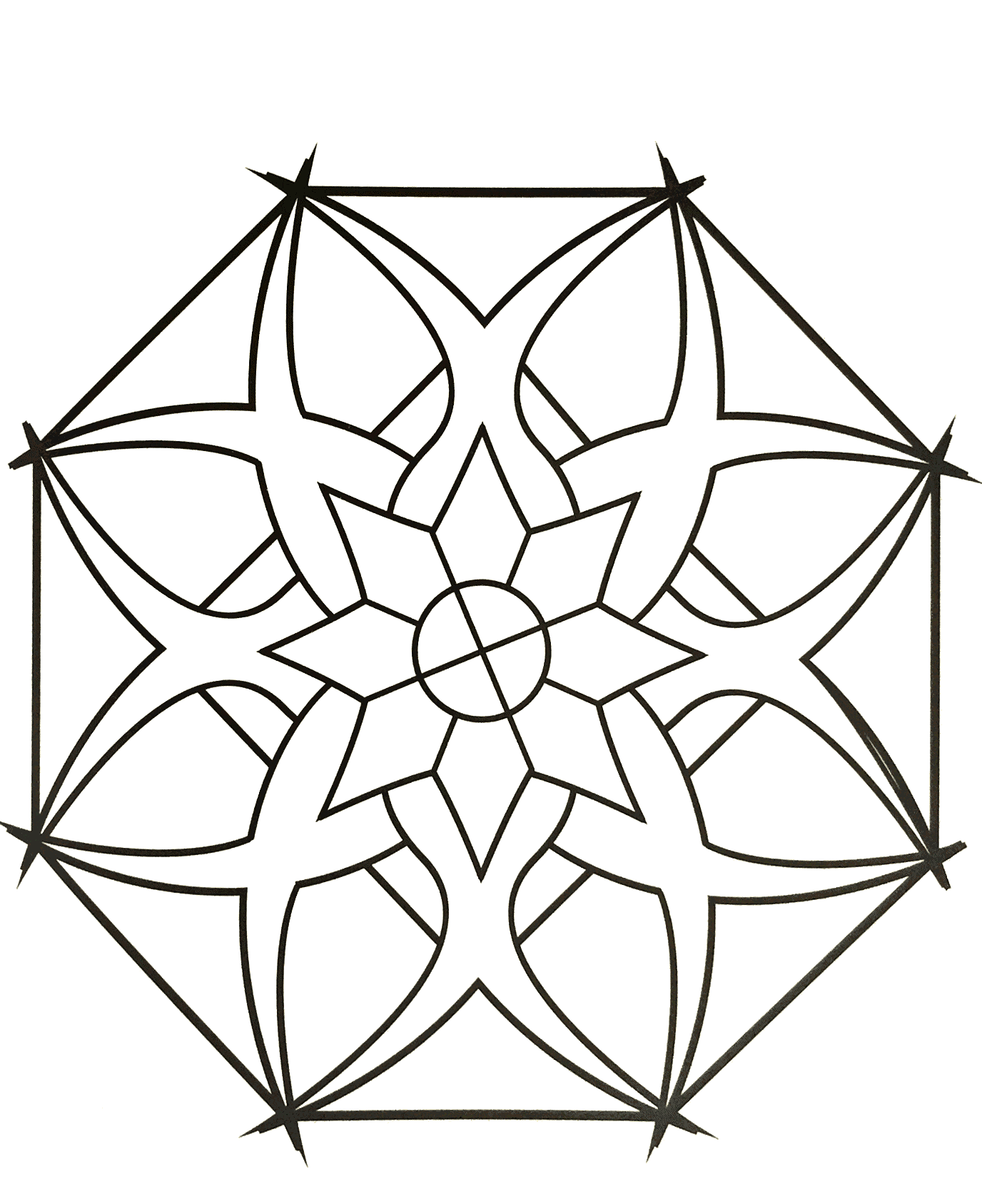 Simple mandala 87 New Free exclusive Coloring pages