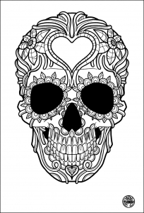 coloring-adult-tattoo-simple-skull-tattoo