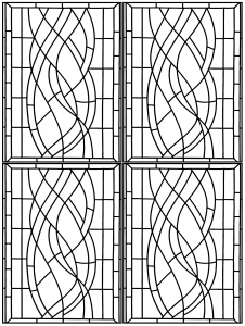 coloring-page-art-deco-stained-glass-madrid-3