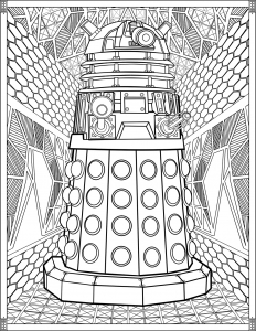 Coloriage-Doctor-Who-Dalek