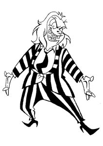Beetlejuice (versione a cartoni animati) (Pagina da Colorare)