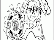 Pagine Beyblade da Colorare per bambini