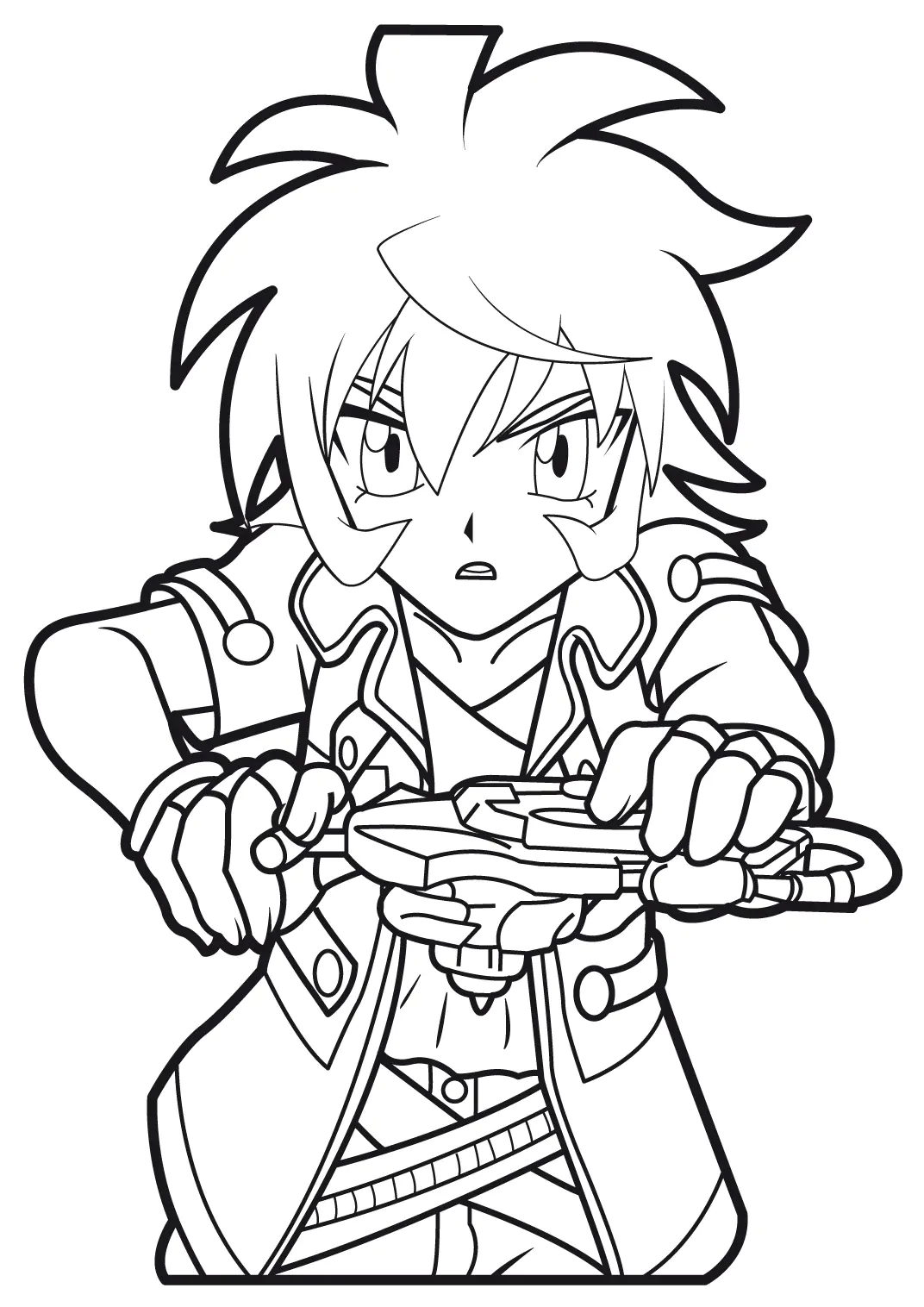 Disegni di Beyblade da stampare per bambini (Pagina da Colorare per bambini)