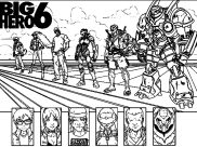 Pagine Big Hero 6 da Colorare per bambini