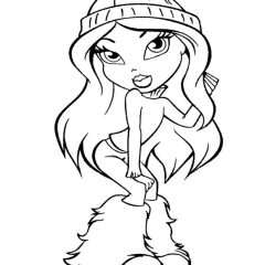 Pagine Bratz da Colorare per bambini