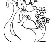 Pagine Canguri da Colorare per bambini