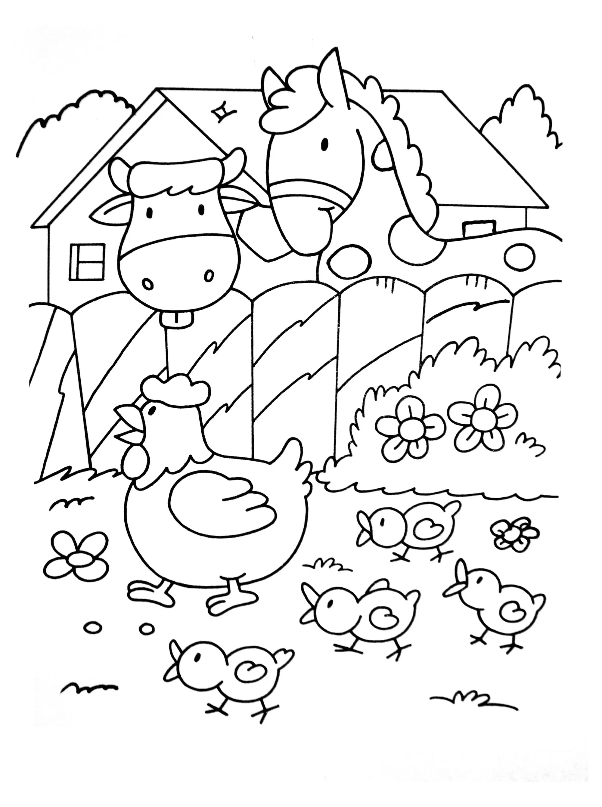 Disegni da colorare di cavalli per bambini