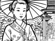 Pagine Cina da Colorare per bambini