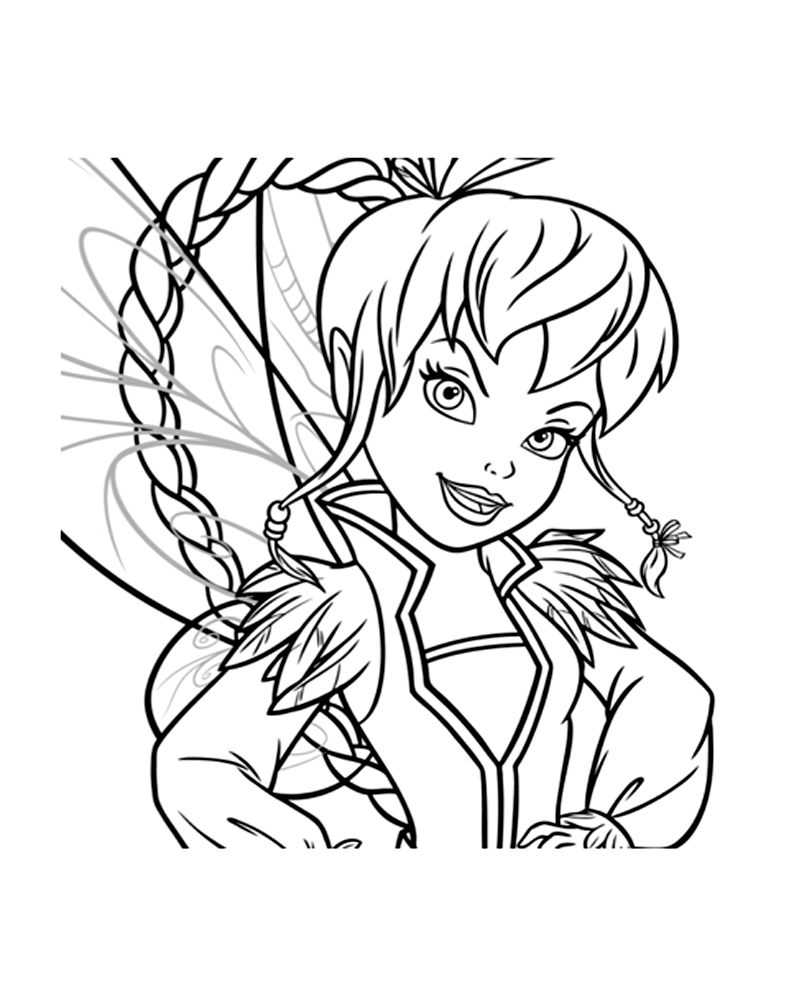 Trilli e la Nave Pirata: Immagine Noa - Pagine Clochette da Colorare, image size:812x1008