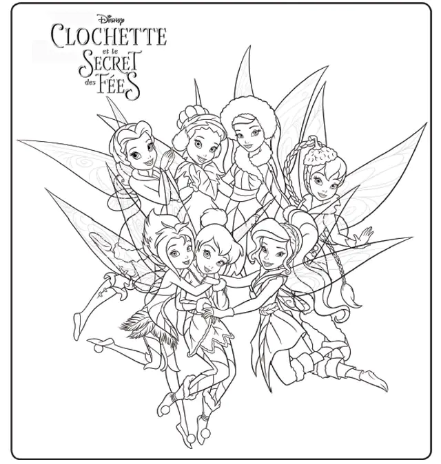 Scarica gratuitamente il disegno da colorare di Trilli. (Clochette)