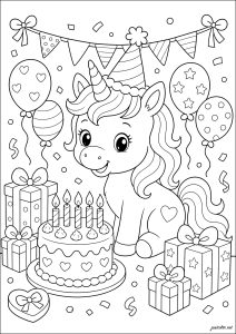 Il compleanno della piccola Unicorno
