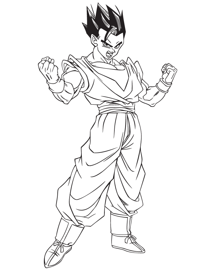 Pagina da colorare gratuita e gratis per bambini con Dragon Ball gratis da scaricare Pagina da colorare gratuita e gratis per bambini con Dragon Ball gratis da scaricare
