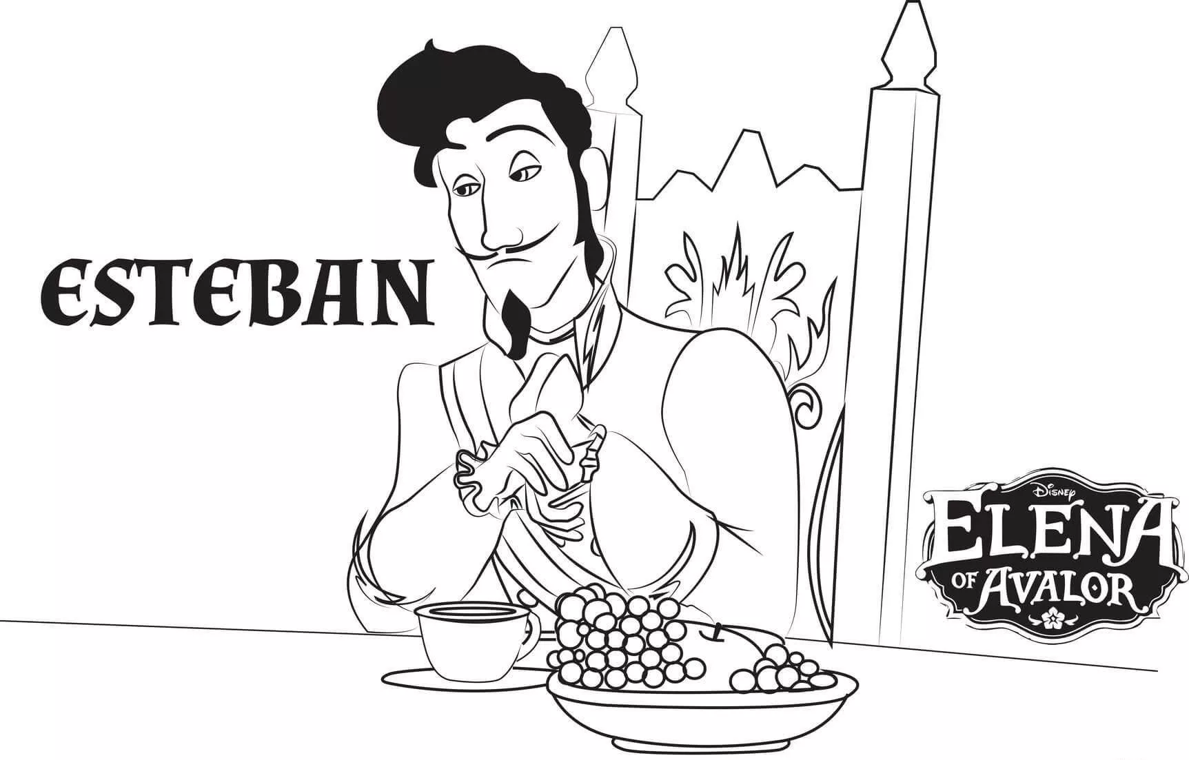 Elena Avalor disegni da colorare per bambini