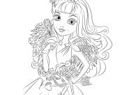 Pagine Ever After High da Colorare per bambini
