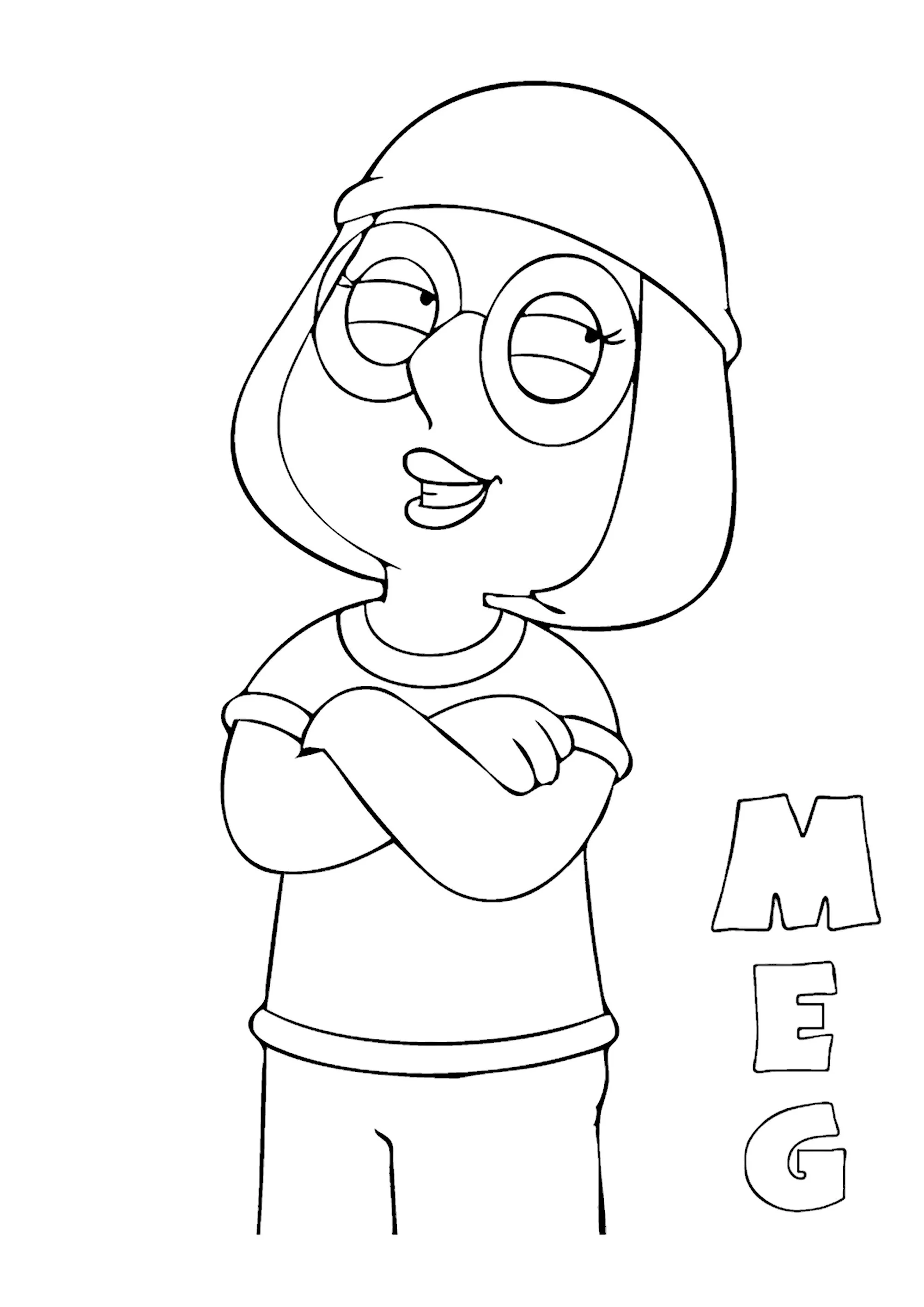 Disegni da colorare gratuiti di family-guy per bambini (Family Guy)