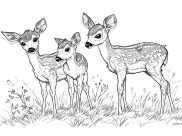 Pagine Faon da Colorare per bambini