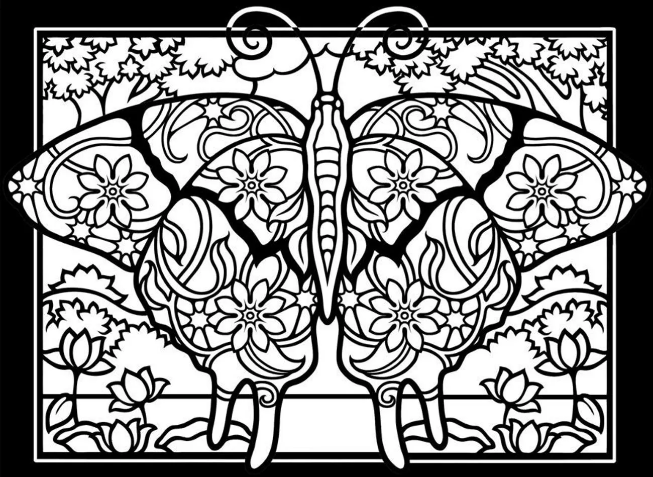 Disegni da colorare di Farfalle da stampare gratis