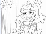 Pagine Frozen da Colorare per bambini