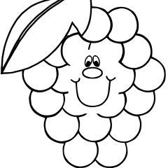 Pagine Frutti e Verdure da Colorare per bambini