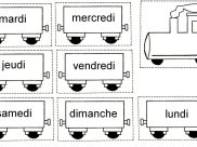 Pagine Giorni della Settimana da Colorare per bambini