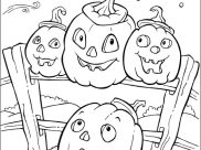 Pagine Halloween da Colorare per bambini