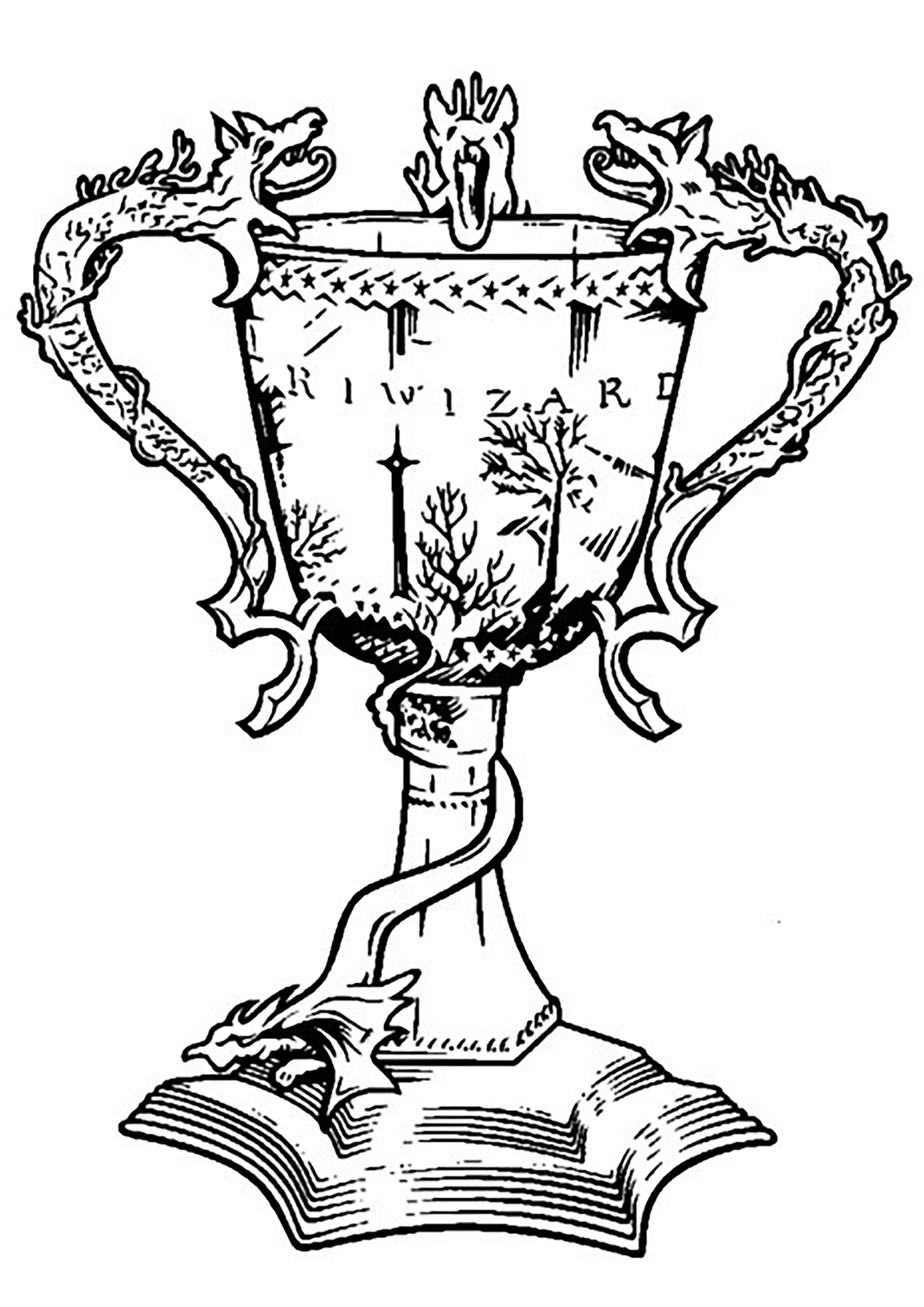 Il firewall (Pagina Harry Potter da Colorare per bambini)