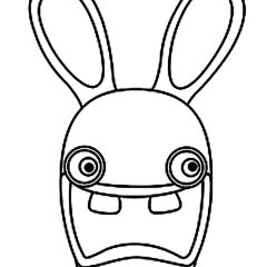 Pagine I Rabbids da Colorare per bambini
