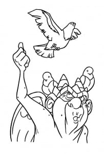 Disegni da colorare di Il gobbo di Notre-Dame per bambini (Pagina Il gobbo di Notre Dame da Colorare)