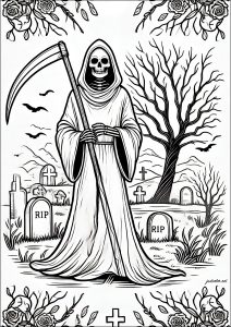 Il Mietitore : Disegni da colorare di il-mietitore da scaricare