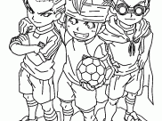 Pagine Inazuma Eleven da Colorare per bambini