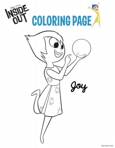 Viceversa: Gioia (Pagina Inside Out da Colorare)