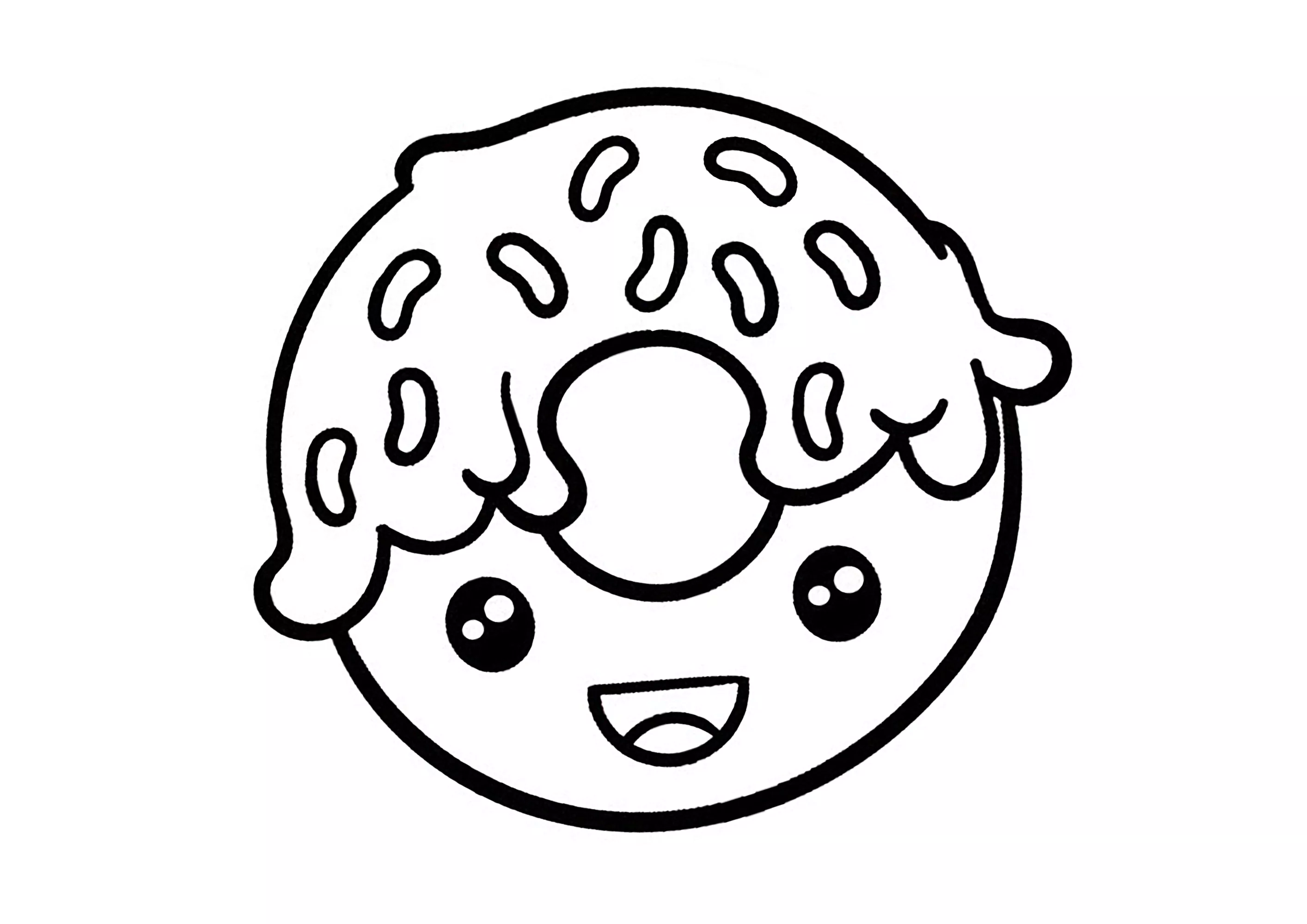 Disegni da colorare per bambini di kawaii - 88041