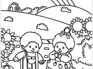 Pagine Kiki 1 da Colorare per bambini