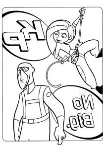 Kim Possible : Disegni da colorare di kim-possible da stampare