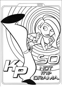Kim Possible : Disegni da colorare di kim-possible da scaricare