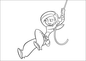 Kim Possible : Disegni da colorare per bambini di kim-possible