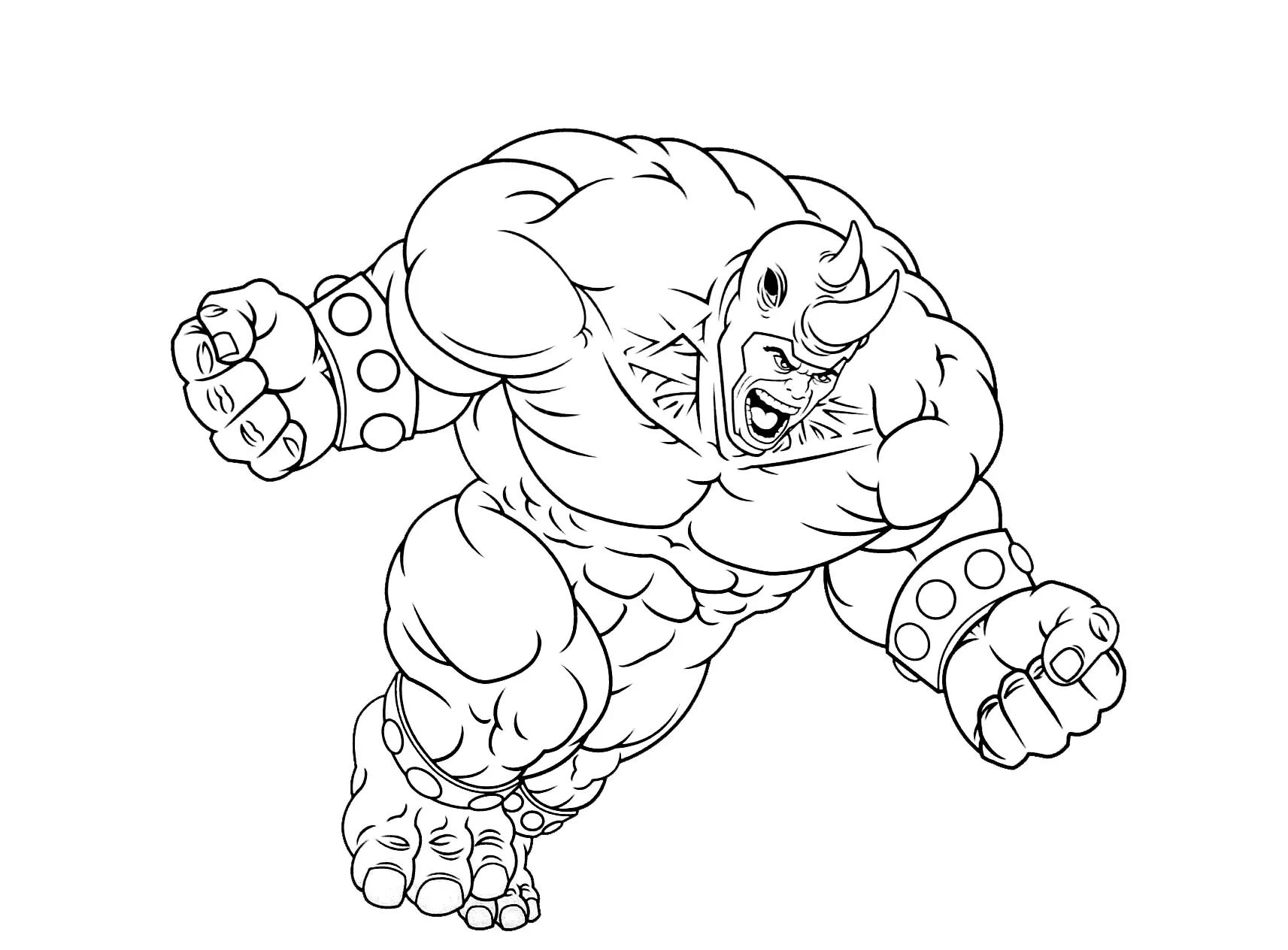 Disegno da colorare di Spiderman per bambini (LUomo Ragno)