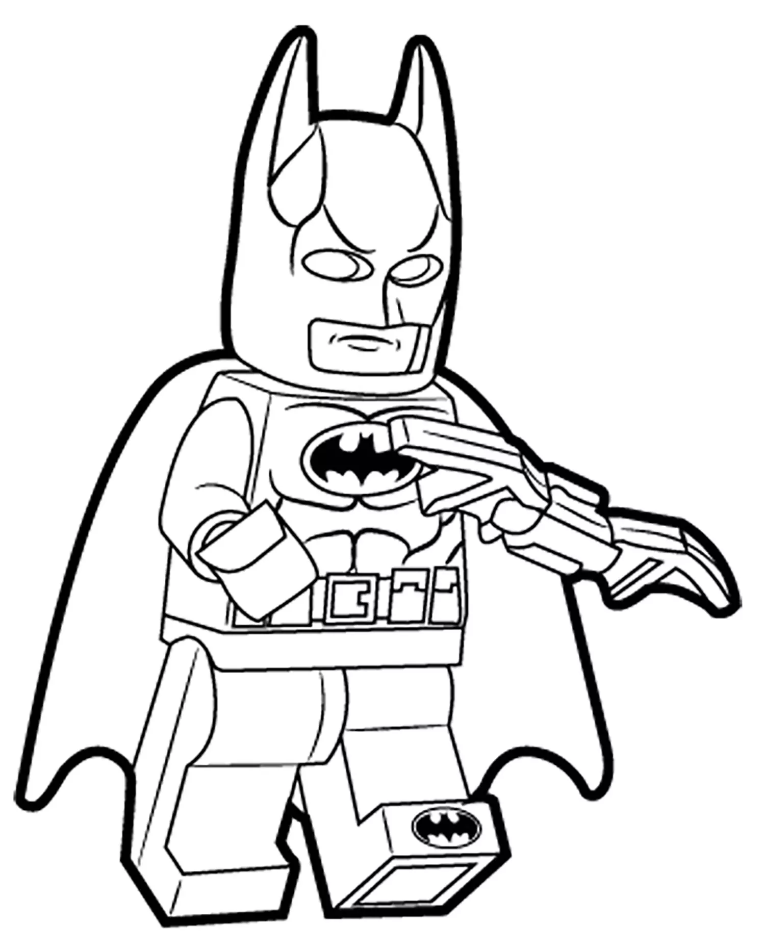 Disegni da colorare di Lego Batman per bambini