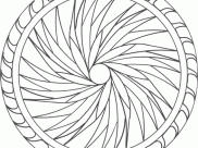 Pagine Mandala da Colorare per bambini