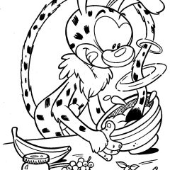 Pagine Marsupilami da Colorare per bambini