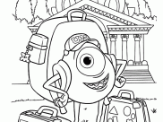 Pagine Monsters Academy da Colorare per bambini