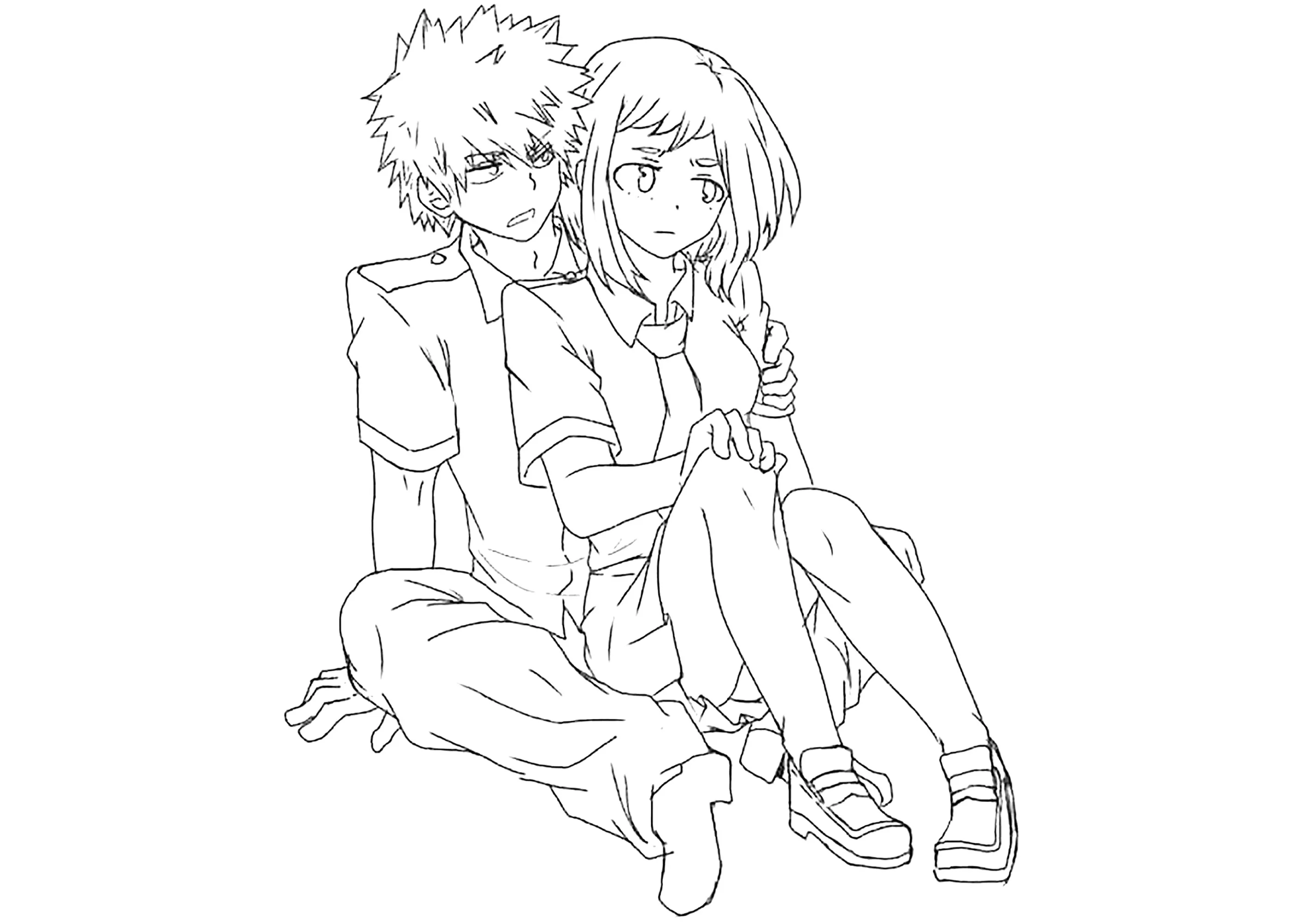 Disegni da colorare gratuiti per bambini di my-hero-academy (My Hero Academy)