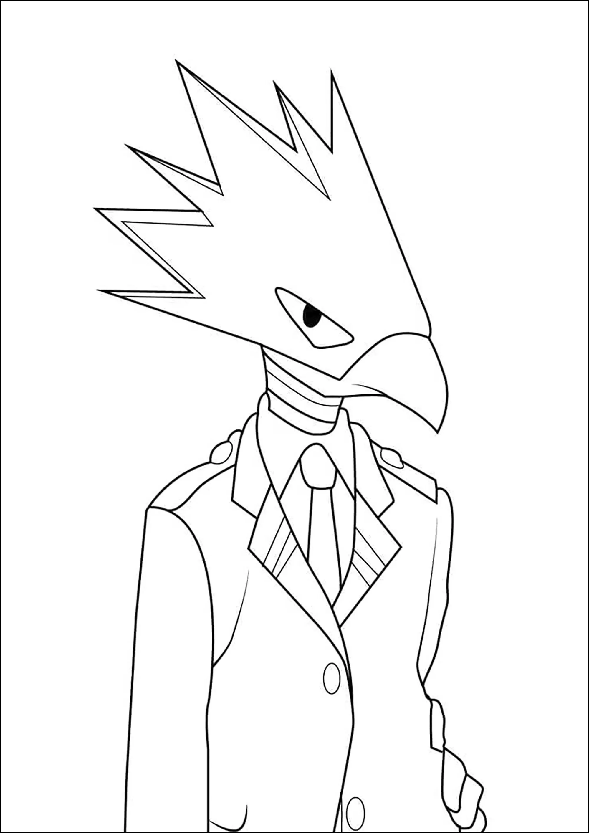 Disegni da colorare gratuiti per bambini di my-hero-academy (My Hero Academy)