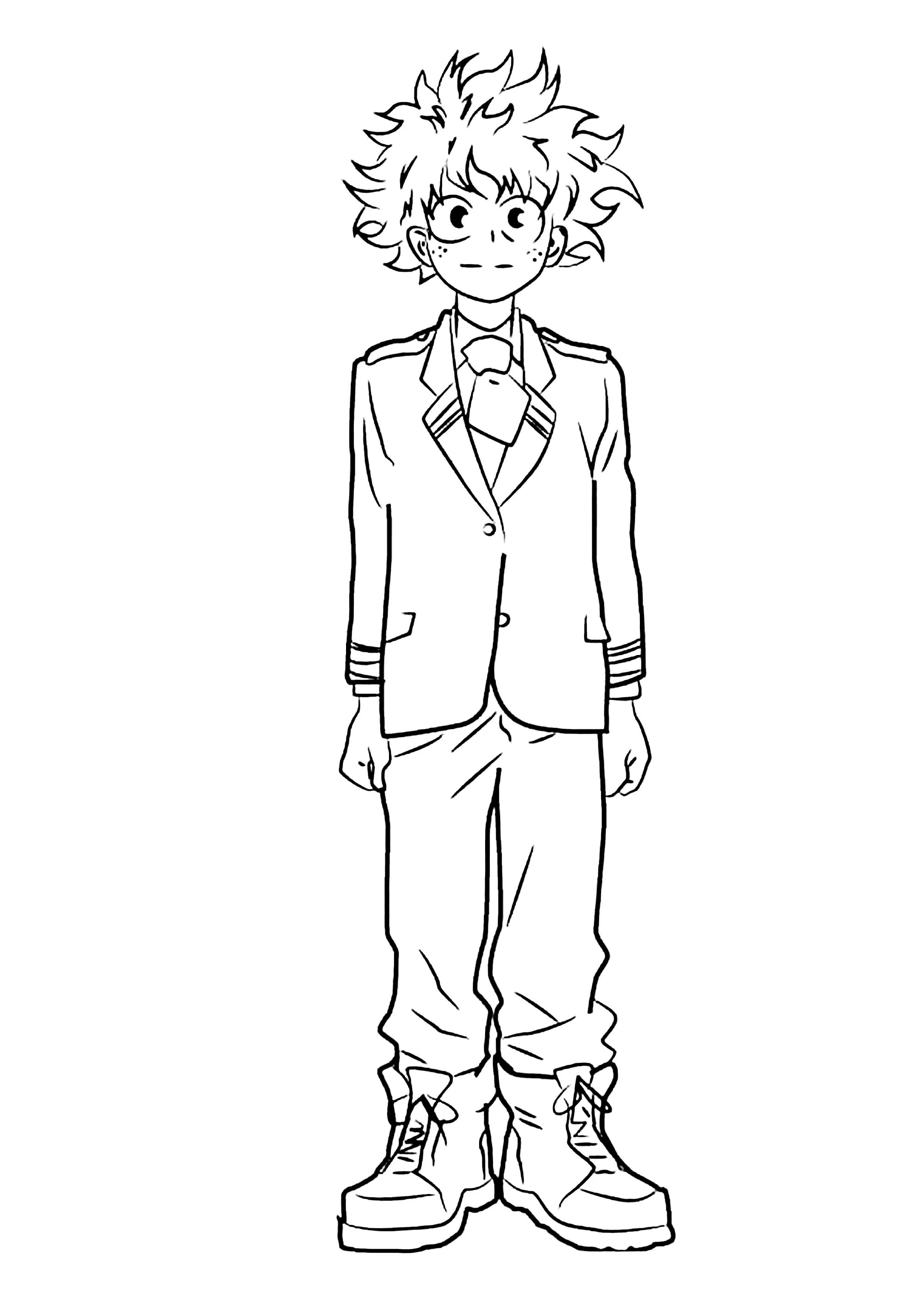 Disegni da colorare di my-hero-academy per bambini (My Hero Academy)