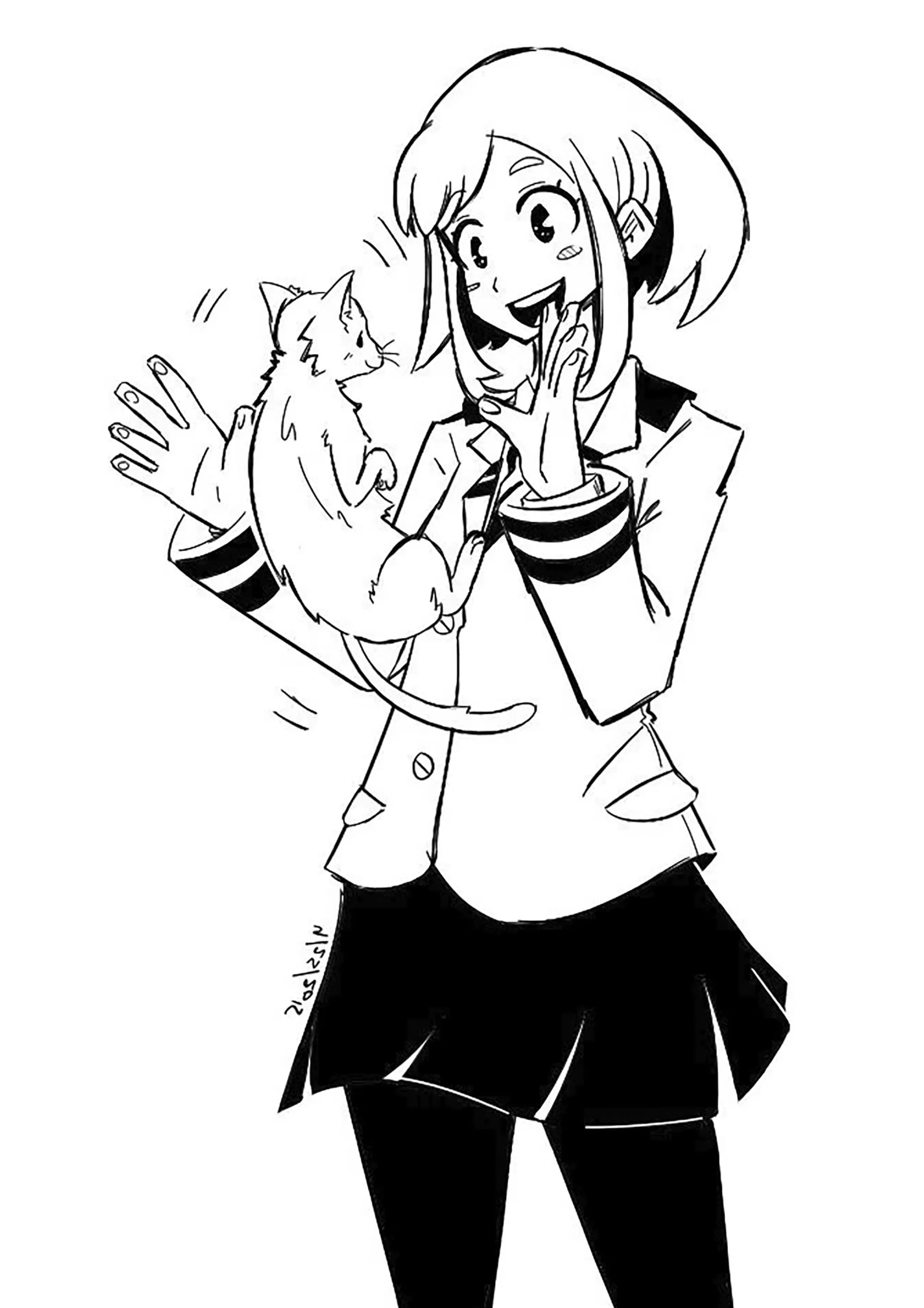 Disegni da colorare di my-hero-academy per bambini (My Hero Academy)