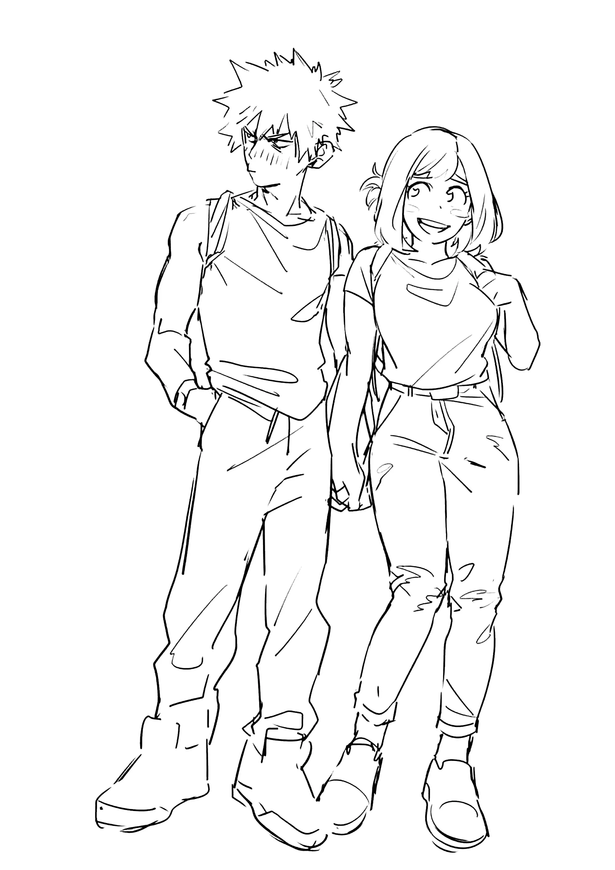 Disegni da colorare di my-hero-academy gratuiti per bambini (My Hero Academy)