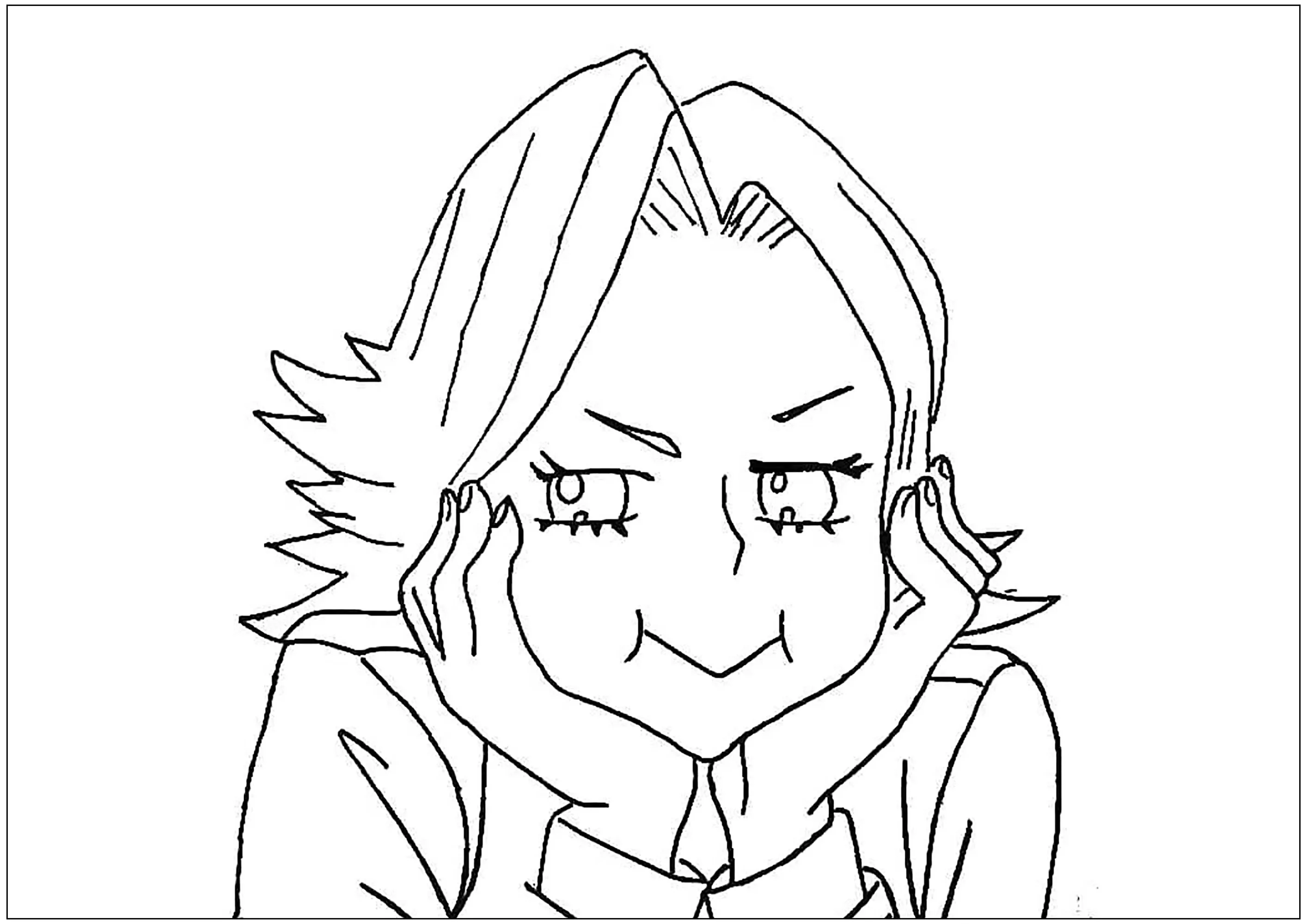 Disegni da colorare gratuiti di my-hero-academy per bambini (My Hero Academy)