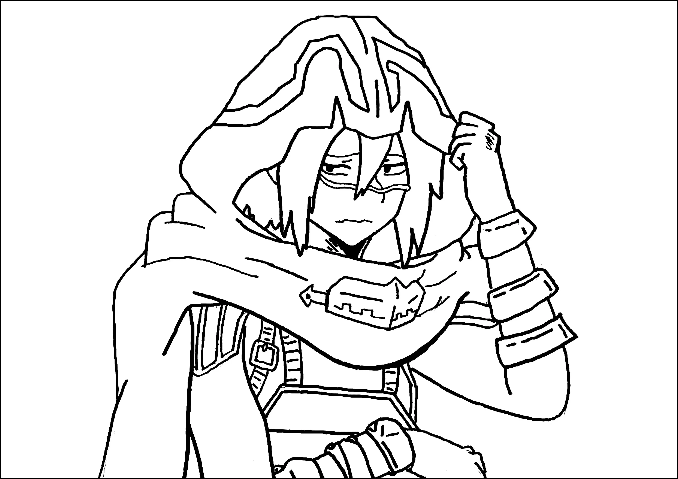 Disegni da colorare gratuiti per bambini di my-hero-academy (My Hero Academy)