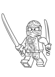 Colorazione gratuita di Lego Ninjago (Pagina da Colorare)